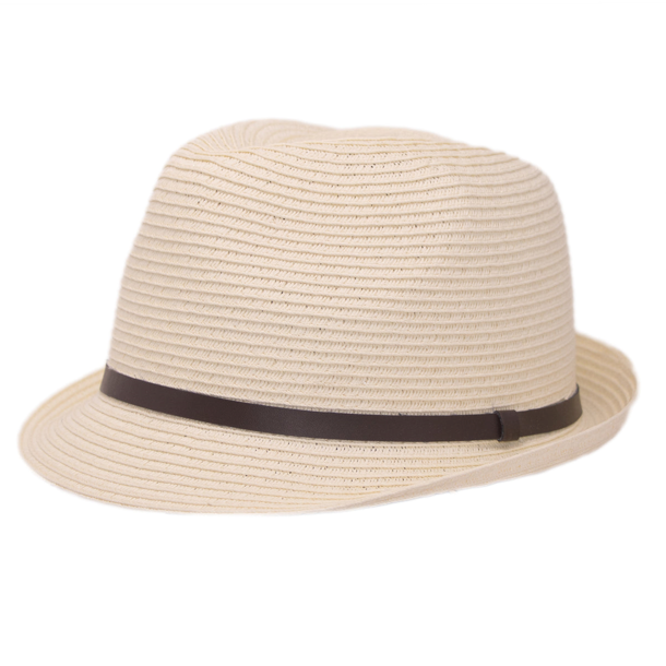 SOMBRERO FEDORA CREMA UNITALLA